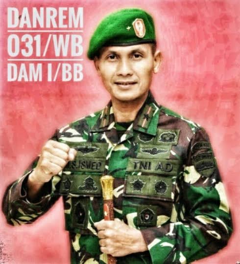 Danrem 031/WB Ajak Keluarga Besar TNI (KBT) di Riau Sosialisasi Pencegahan COVID-19 dan Karhutla