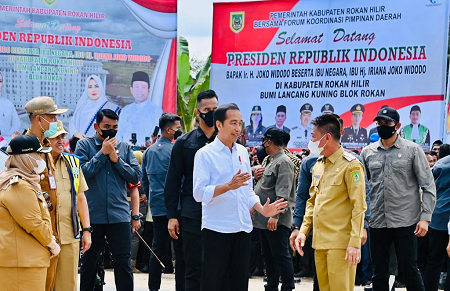 Presiden Jokowi Resmikan Ruas Tol Pekanbaru-Bangkinang 30,9 km di Riau