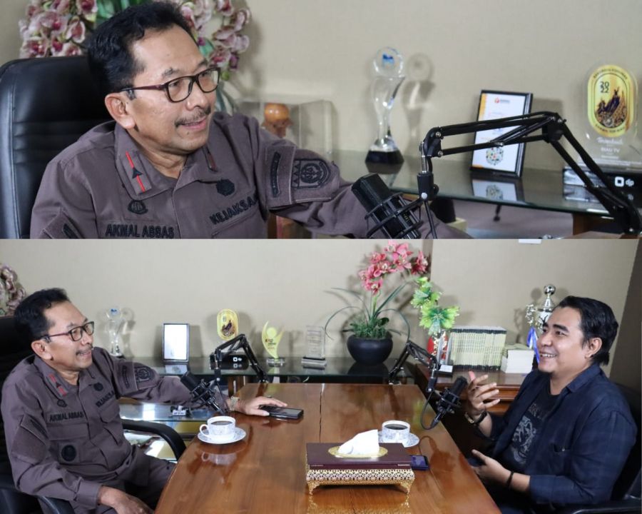 Wakajati menjadi Narasumber dalam Podcast Bukan Mimpi bersama Riau TV