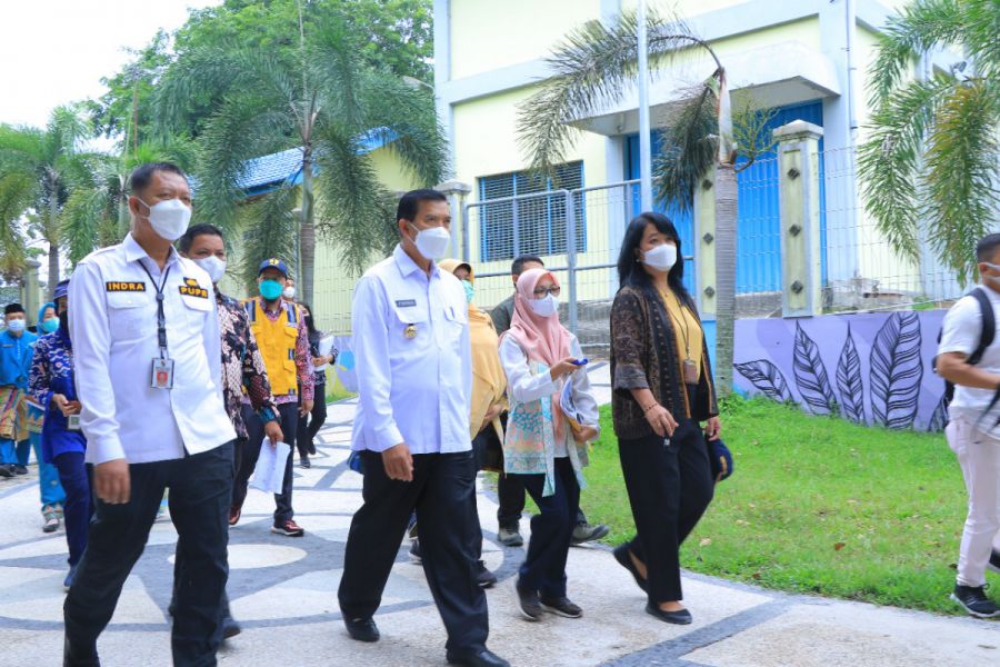 Wali Kota Pekanbaru dan Dirjen Cipta Karya Kemen PUPR Tinjau Kawasan Tepi Sungai Siak