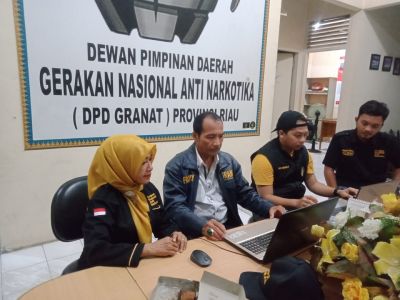 DPD Granat Riau Ajak  Masyarakat Riau Perang Terhadap Narkoba Bersempena HUT GRANAT Ke-22