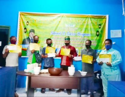 DPP LSM Peduli SDM Provinsi Riau, Gelar Halal Bihalal dan Bantu Ekonomi Warga Terdampak Covid19